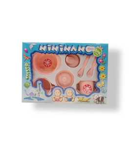 FEEDING SET NiniNano NN 7in1 Feeding Baby Gift Set Paket Peralatan Makan Mpasi BPA Free 8102
