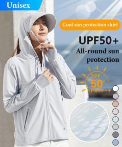 UPF 50+ UV Detachable Large Brim Outdoor Couple Sun Protection Clothing Removable Outdoor Sunsuit
