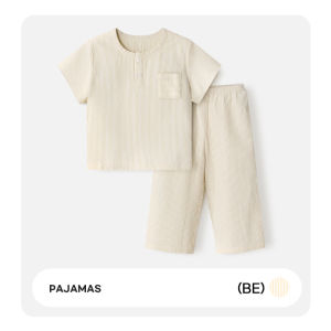 ชุดนอนเด็ก 25ss Seersucker Cotton (PINK) 60