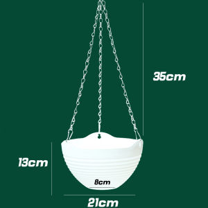 1pcs flower pot gardening plastic flower pot multifunctional indoor and outdoor decoration plant hanging basket flower pot