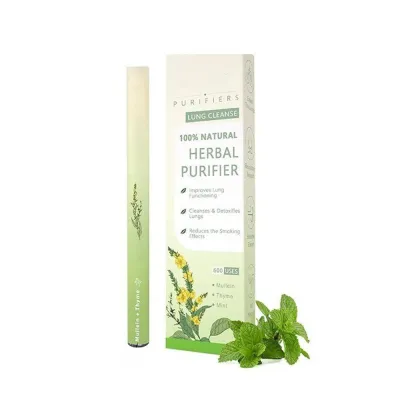 Portable Purifiers 100% Natural Herbal Purifier Stick Diffuser Pen Natural Mullein Leaf Aromatherapy Inhaler（No electric or lightsmk）