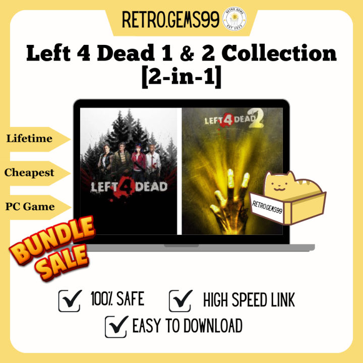 [PC Digital Download] Left 4 Dead 1 and Left 4 Dead 2 + All Maps