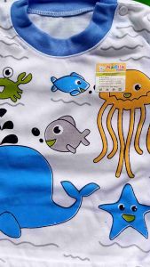 Setelan piyama Baju Lengan Panjang dan pendek Bayi 2-12 Bulan/Set piyama Bayi