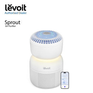 Levoit Sprout Baby Air Purifier | Soothing White Noise | Warm Night Light | H13A TRUE HEPA Filter