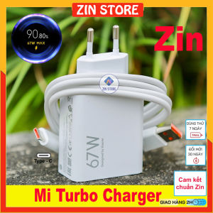 Bộ sạc nhanh 67W Mi Turbo Charge 4.0 mã Xiaomi MDY-12-EH - Zin hãng bóc máy Mi 11 Ulta Mi 11 Pro Mi 11T Redmi Note 11 Pro K40 Gaming Mi 12 Series