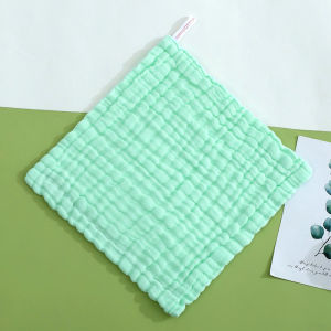 EZYLITTLES 30X30cm 6 Layer Face Towel Baby Newborn Baby Bath Towel Cotton Burp Cloth Soft Absorbent 6-Layer Gauze Kids Face Baby Handkerchief Muslin Towel