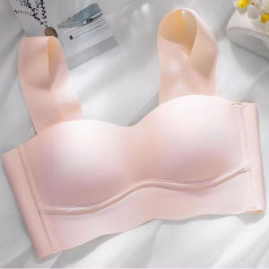 DACHAO ยกทรงไร้รอยต่อสำหรับผู้หญิงชุดชั้นในไร้สายชุดชั้นในยกกระชับสบายชุดยกทรงเซ็กซี่บางมองไม่เห็นสำหรับผู้หญิง