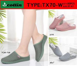 Sepatu Bustong Rajut Wanita Merk Collin Korean Style  import China TX60-W 37/4