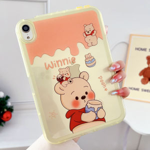 Softcase Samsung Tab A 8 Inch 2019 T290 T295 Bonus Stylus Pen Casing Anak Motif Kesing Cute Cinnamoroll Winnie Lucu for Kids Casing Anti Air Karakter Cowok Cewek Transparan Skin Tablet Cover Pelindung Silikon Biru Kuning Yellow Blue Silicone