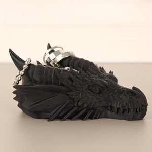 RGFV STORE In 3D Khay đựng đồ hình đầu rồng Đa chức năng Gothic Đồ trang trí nhà cửa Sáng tạo Hài hước Giá đỡ trưng bày trang sức Dành cho gia đình