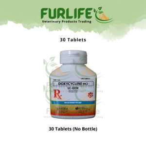 LC Dox Doxycycline 100mg Tablet for Dogs & Cats | 1 Bottle or Per Tablet