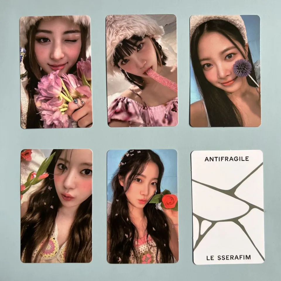 LE SSERAFIM Sakura Photo Cards Album Antifragile Photo Cards