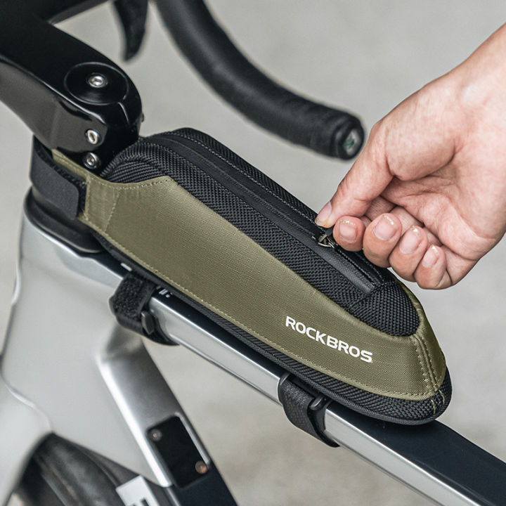 xe Đạp Đường trường 700c java veloce 16s... ROCKBROS Xe Đạp Túi gắn trước sườn xe Công Suất Lớn Bền Thuận Tiện Phản ...