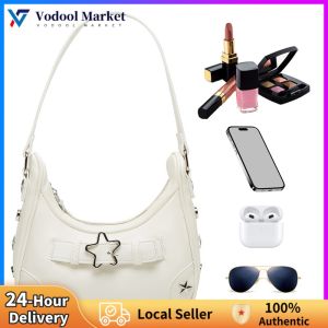 Womens PU Shoulder Bag Compact Armpit Bag for Travel and Daily Use Elegant Small Crossbody Purse