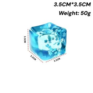 Squishy Stress Relief Toy Slow Rising Fidget Sensory Cube Anti Stress Desk Toy for Office Home