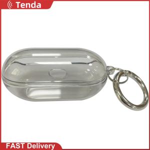 [Tenda]Wireless Earbud Case with Keyring Transparent Material for Beats Solo Buds Easy to Carry and Protect