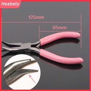 Heabety Mini Kìm đường chéo vòng cong kim mũi thủ công beading cách điện Cutter Kìm đối với trang sức làm công cụ