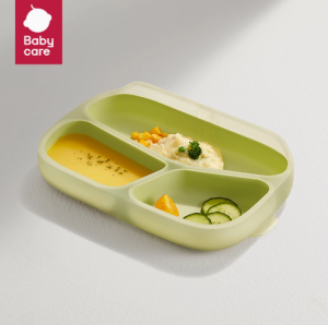 Babycare จานหลุมซิลิโคนดูดโต๊ะสำหรับเด็ก