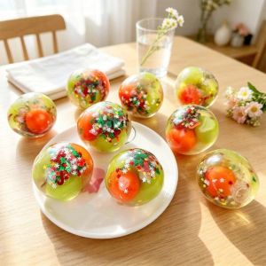 MAOMEI Giảm lo âu Bánh quy giòn làm thủ công. Sáng tạo Âm thanh giòn Đồ chơi giảm căng thẳng TPR Di động Nhào bột Đồ chơi bóp Giáng sinh Đồ chơi để bàn làm việc