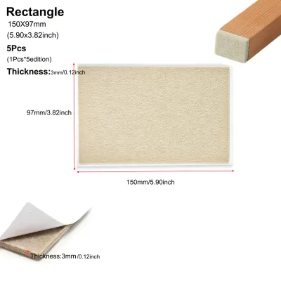 5-150Pcs Thicken Self Adhesive Felt Chair Leg Pads Floor Protectors Furniture Legs Table Leg Covers Round Bottom Anti-Slip Pads
