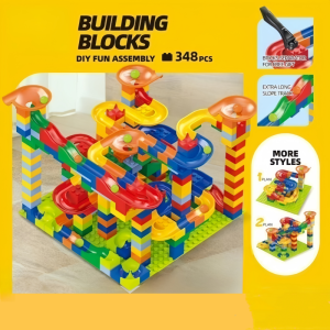 [SG Stock]Childrens multi-change skidway building blocks universal compatible educational toys