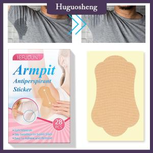[huguosheng] 28Pcs Box Women Armpit Sweat Pads Underarm Summer Disposable Anti Sweat Stickers