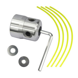 Aluminum Grass Trimmer Head With 4Lines Brush Cutter Head Lawn Mower Accessories Cutting Line Head for Strimmer Replacement Tool
