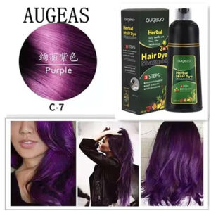 AUGEAS  Herbal Hair Dye Shampoo Effective black hair shampoo 100% Original hair color shampoo