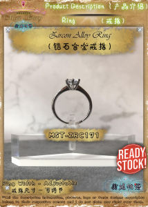 ✨ Meiji Story ✨ Zircon Alloy Adjustable Rings | Accessory | Cleansing | Jewelry | Crystal | DIY | Gems | Bracelet | Pendant | Ring | Gift | DZI Beads | Moissanite | Pearls | Birthday | Anklets | Jade | Necklace | Ear Studs | Earrings |