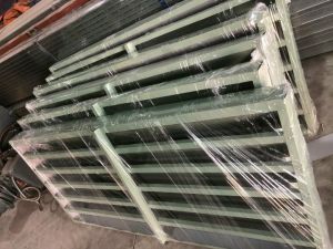 Lam Gió (Louver) Tôn Mạ Màu Xanh Ngọc-  Độ Dày Lam Gió 0.45mm- Đơn Giá / 1 Khung