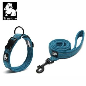 Truelove Easy OnDog Collar And Leash Set Nylon Padded Adjustabele Reflective For Small Medium Large Dogs Training Walking2026