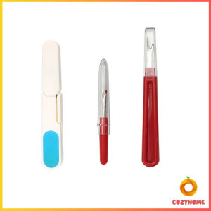 Cozy 3ชิ้น/ชุด ที่ตัดด้าย ด้ามจับพลาสติก กรรไกร ขนาดเล็ก สําหรับเย็บ ปะ ซ้อมแซม งาน DIY เครื่องมือเย็บผ้า Sewing tools