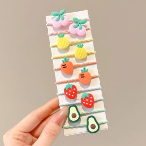 ยางรัดผมเด็กน่ารักและไม่ทำลายเส้นผม ยางรัดผมขนาดเล็กมีความยืดหยุ่นและทนทาน