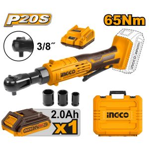 INGCO 20V 65NM LI-ION RATCHET | 3/8" | CDRLI2060152 CDRLI2060151