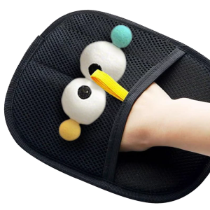 ถุงมือสำลีที่นำกลับมาใช้ใหม่สำหรับทำความสะอาดได้สะดวกเสื้อผ้าและของใช้ในครัวเรือนใช้งานง่ายถุงมือซักได้