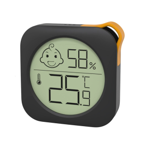Compact Wireless Humidity Temperature Gauge Meter For Room Environment Monitoring Energy Efficient Design Wall Mountable