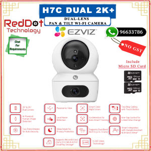 EZVIZ H7c Dual 2K+ Dual-Lens Pan & Tilt Wi-Fi Camera (Local SG Seller)