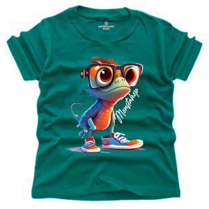 MONSTAHOP KIDS ( Kaos Anak ) Kaos Anak Laki-Laki Perempuan Motif KADAL GLASS Bahan 24s