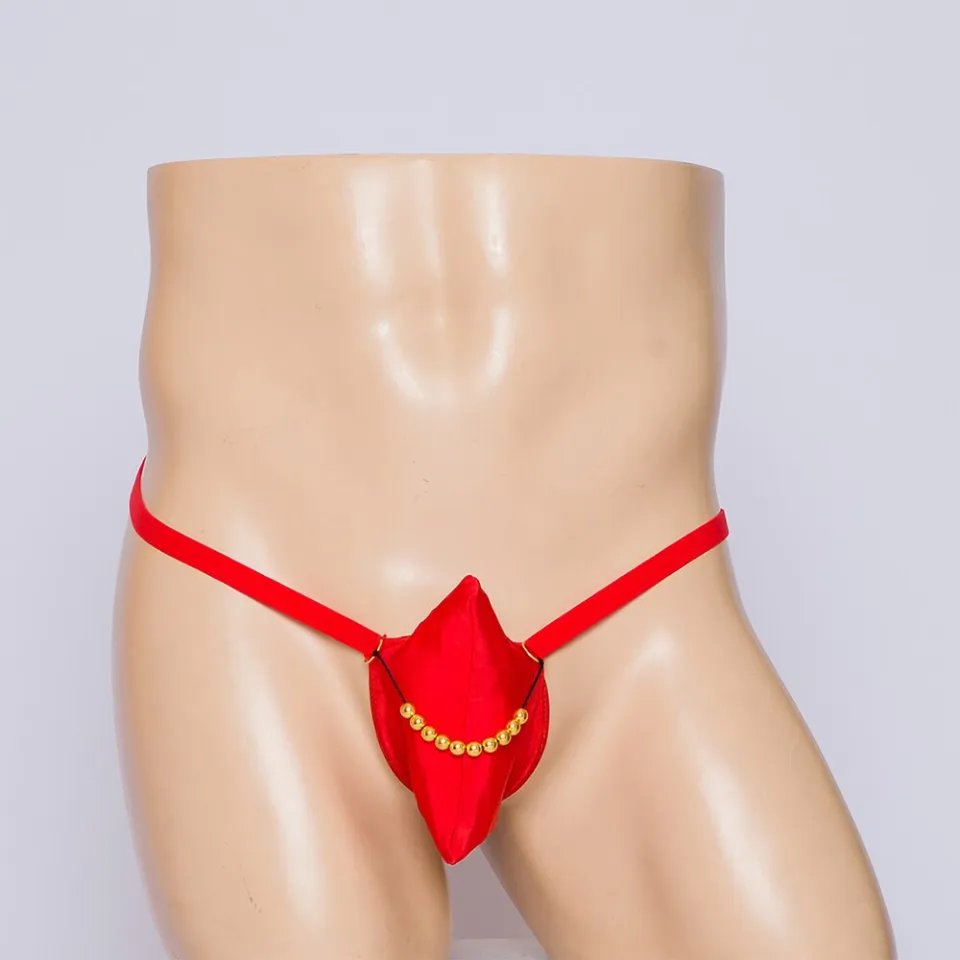 Delight in Male Thong Lust - Dripping Orgasm Uncut Cock XXX Show