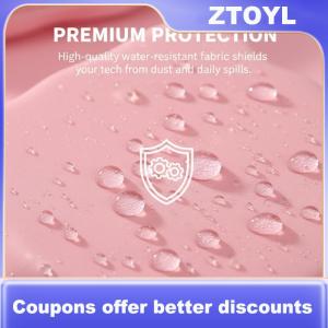 【ZTOYL】 Lovely Portable Cable Storage Bag Heart Knot Organizer for Travel USB Wires Earphones Power Bank Small Gadget Pouch