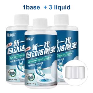 Automatic Toilet Cleaner Toilet Deodorizer Mold Removal Bathroom Fluid Deodorant Auto Releasing Dirt Removal Agent Toilet Cleaning Supplies