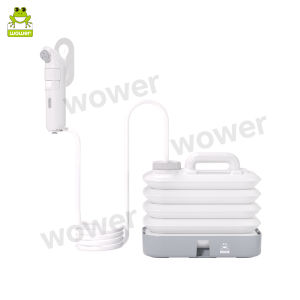 【SAVE PAPER】Portable Electric Bidet Sprayer with 10L Collapsible Bucket USB Rechargeable Personal Cleansing Kit for Outdoor Camping Travel， Camping & Home Handheld Bide 2 Pressure Modes Muslim Shower for Women & Men Postpartum Care