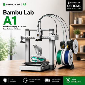 Bambu Lab A1 3D Printer Support Multi-Color 3D Printing High Speed & Precision Full-Auto Calibration & Active Flow Rate Compensation