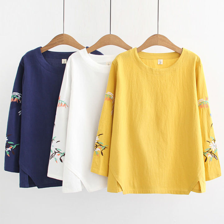 Plus size yellow on sale long sleeve shirt