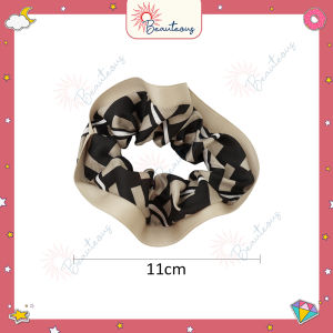 Karet Scrunchie Elegant Fashion Korean Style Ikat Rambut Salon Bahan Kain Halus Hijab Premium