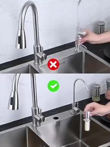 [SG Seller]SUS 304 Stainless Steel Black Double Sink Household Sink Kitchen Black Nano Sink With Kitchen Faucet Drain AcFast shipping