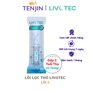 Bộ 3 lõi lọc thô Karofi Livotec dùng cho máy lọc nước RO có 3 cốc lọc 10inch