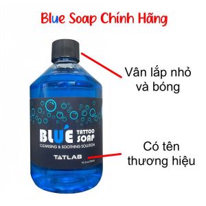Blue Soap chính hãng Mỹ (USA) - Nước rửa hình xăm - Giảm tấy đỏ bớt ra nước mô.