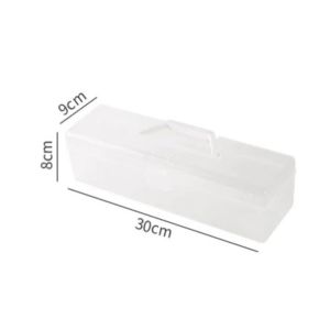 NOWNICE Plastic Game Cards Storage Box Large Capacity Transparent Game Card Organizer  Multi-Purpose Football Stars Trading Card Storage Box