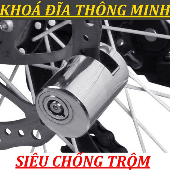 Khóa phanh đĩa xe máy chống trộm chất liệu thép nguyên khối thiết kế ...